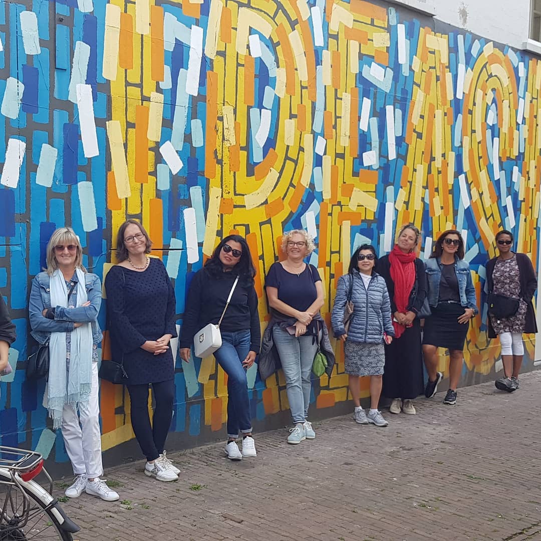 IWC Ladies on blind wall tour